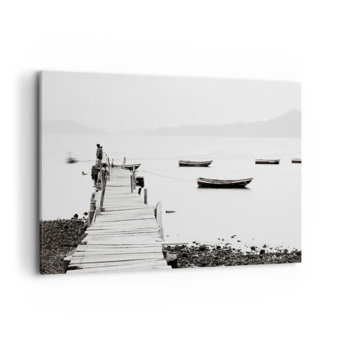 Vászonkép - Csendes és tiszta víz felett - 100x70 cm