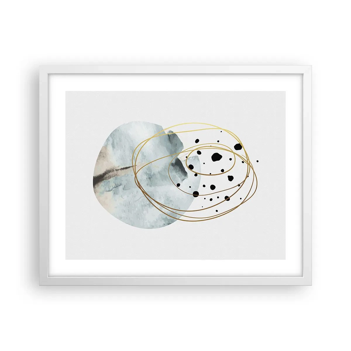 Poszter fekete keretben - Az ölelő térben - 50x40 cm