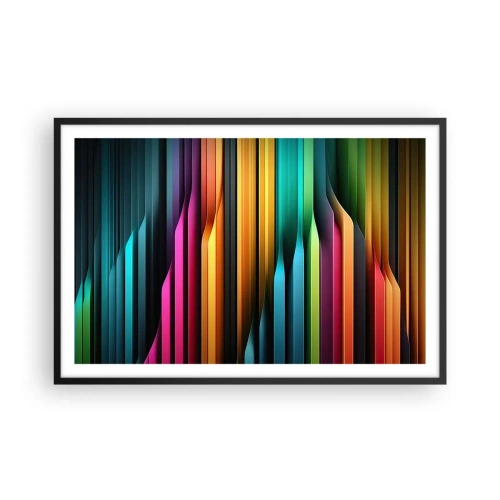 Poszter fehér keretben - Fényorgonák - 91x61 cm