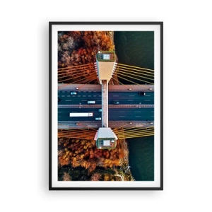 Poszter fehér keretben - TÚL a vizeken, túl az erdőkön - 61x91 cm