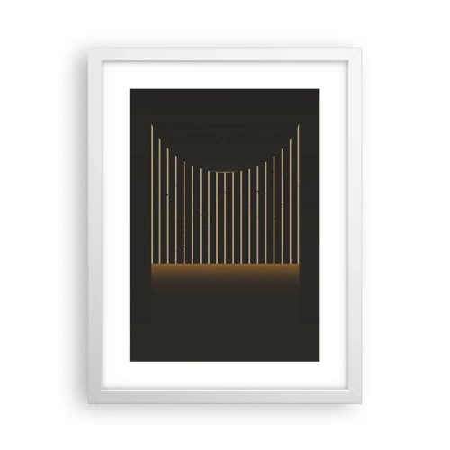 Poszter fekete keretben - Fedezze fel a sötétséget - 30x40 cm