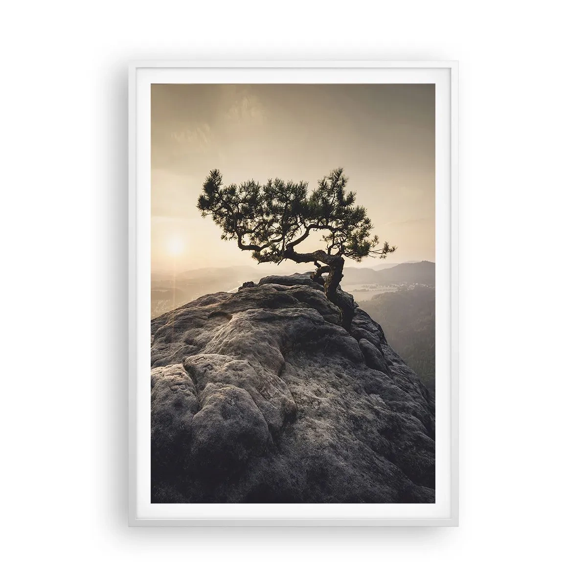 Poszter fekete keretben - Az élet mindig győz - 70x100 cm