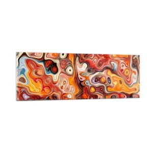 Üveg kép - Hogyha a diók a mézben olvadnának - 90x30 cm