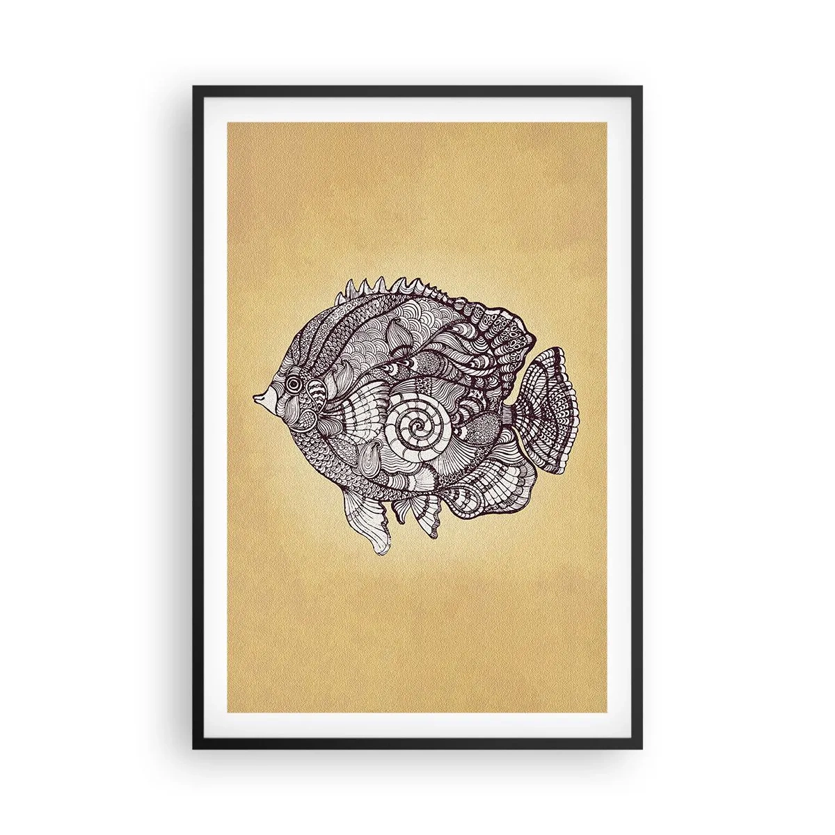 Poszter fehér keretben - A díszek óceánjából - 61x91 cm