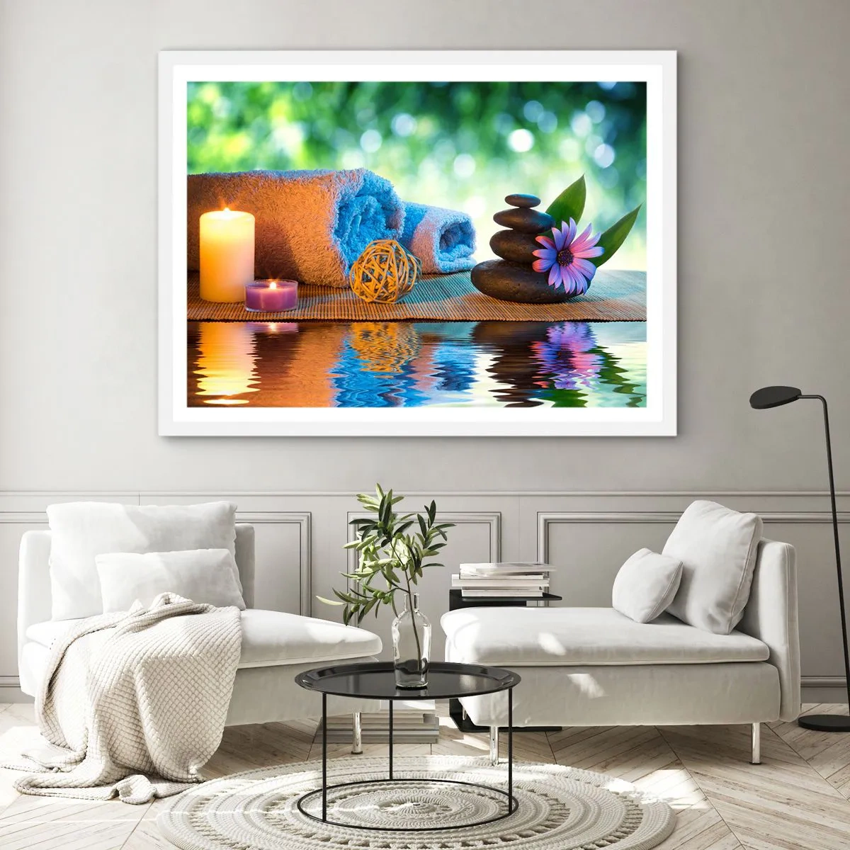 Poszter fekete keretben - Idő a testnek - 40x30 cm