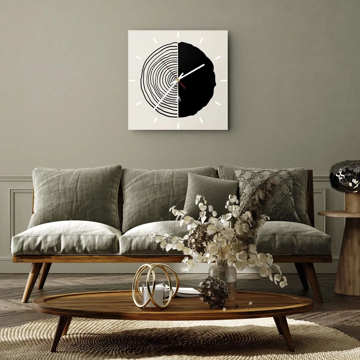 Falióra, Óra - Fele fele - 30x30 cm