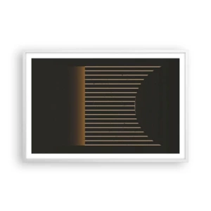 Poszter fekete keretben - Fedezze fel a sötétséget - 91x61 cm