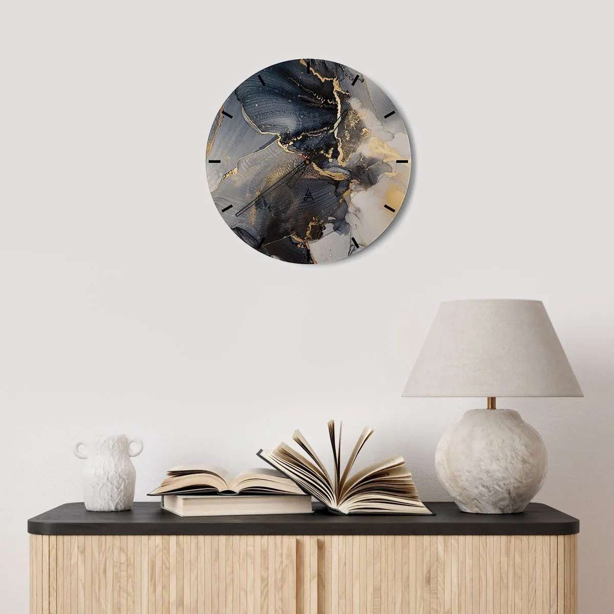 Falióra, Óra - Egy kő élete - 40x40 cm