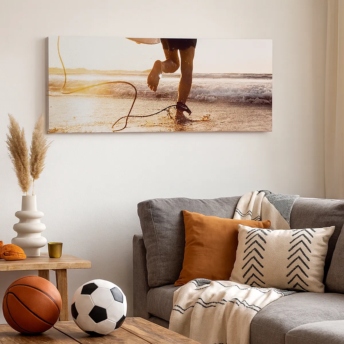 Vászonkép - A hullám felé - 30x30 cm