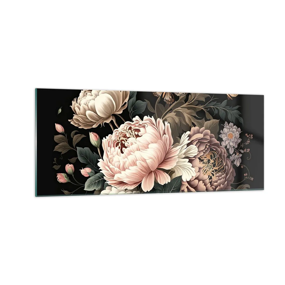 Üveg kép - Barokk stílusban - 100x40 cm