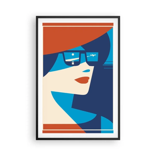 Poszter fehér keretben - Nyári utazás - 61x91 cm