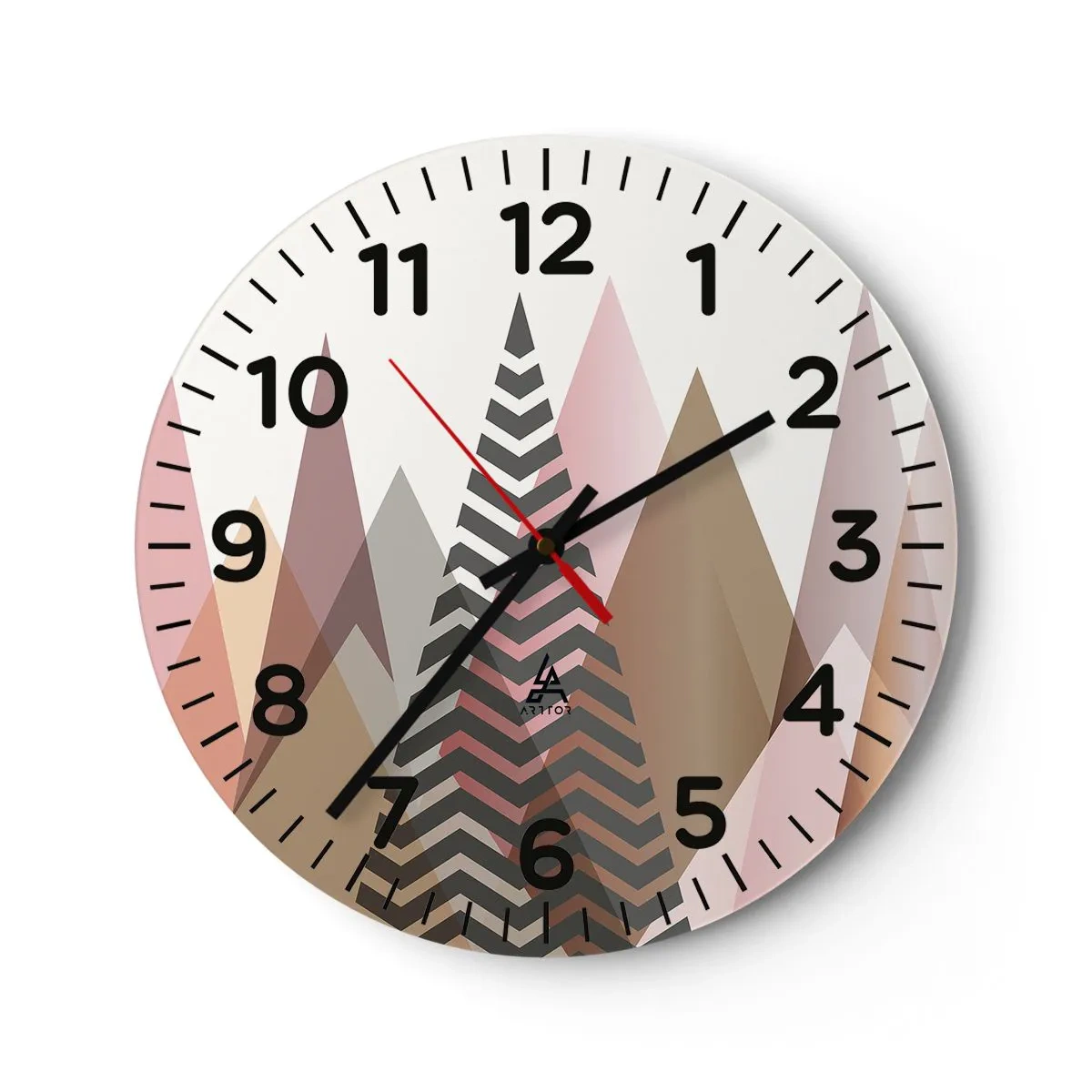 Falióra, Óra - Piramis nézet - 30x30 cm