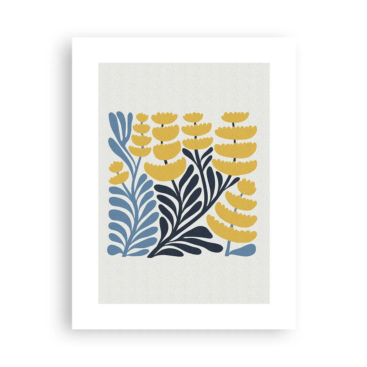 Poszter - Napsütötte virágágyás - 30x40 cm