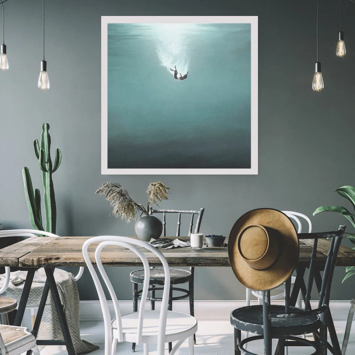 Poszter - Az óceán ölelésében - 30x30 cm