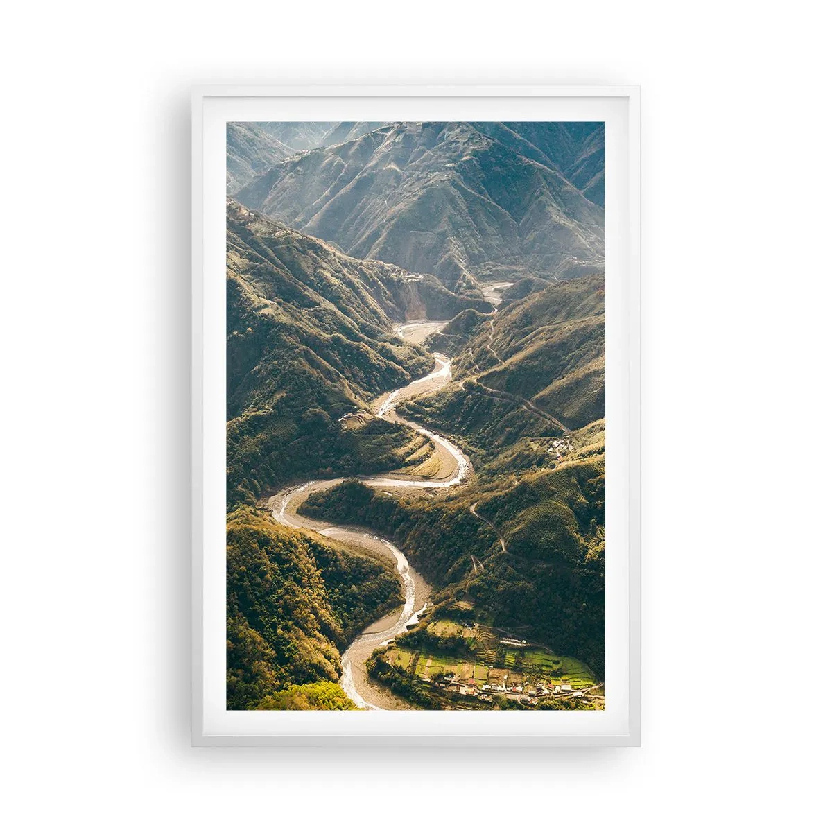 Poszter fekete keretben - A hegyek szívéből - 61x91 cm