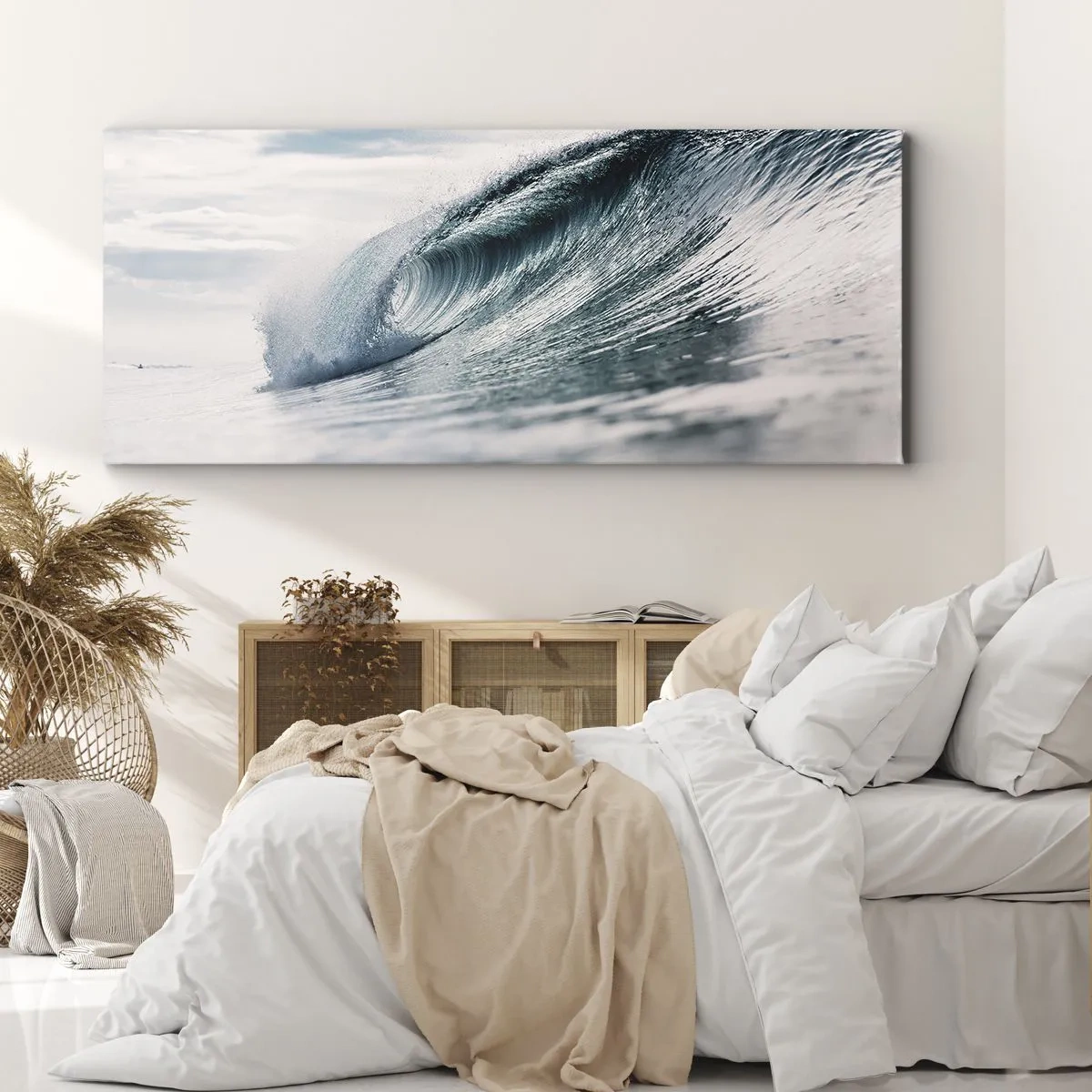 Vászonkép - Vízcsúcs - 160x50 cm