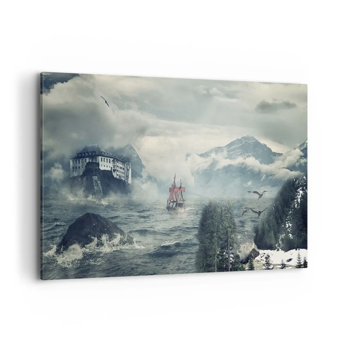 Vászonkép - Varázslatos vizeken - 120x80 cm