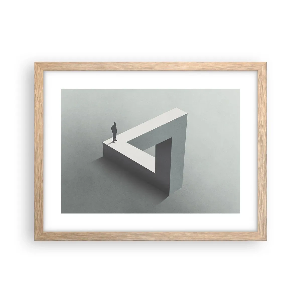 Poszter világos tölgy keretben - És mégis lehetséges - 40x30 cm