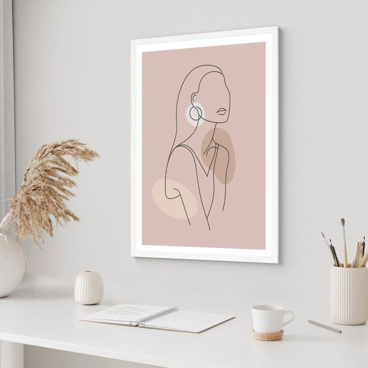 Poszter fekete keretben - Leány ikonja - 50x70 cm