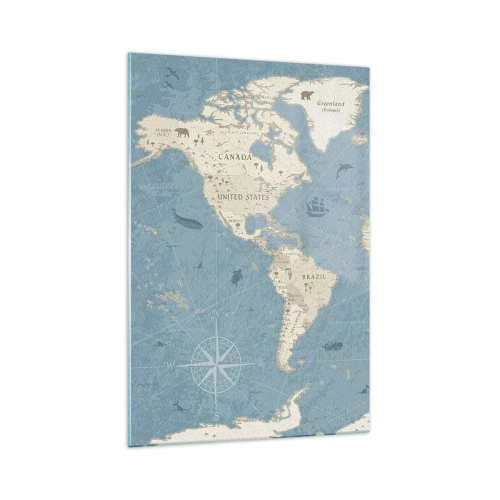 Üveg kép - Egy világ karnyújtásnyira - 70x100 cm