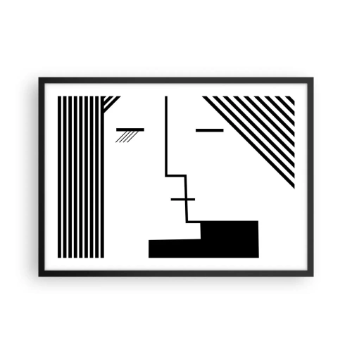 Poszter fehér keretben - Egyszerűen egy csók - 70x50 cm