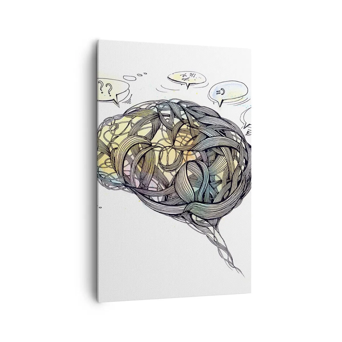 Vászonkép - Ember - nagy rejtvény - 80x120 cm