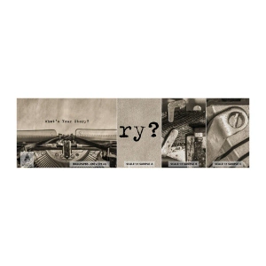 Fotótapéta Minta Premium Sand - Meséld el - Habosító gép, Szüret, Retro - 100x30 cm