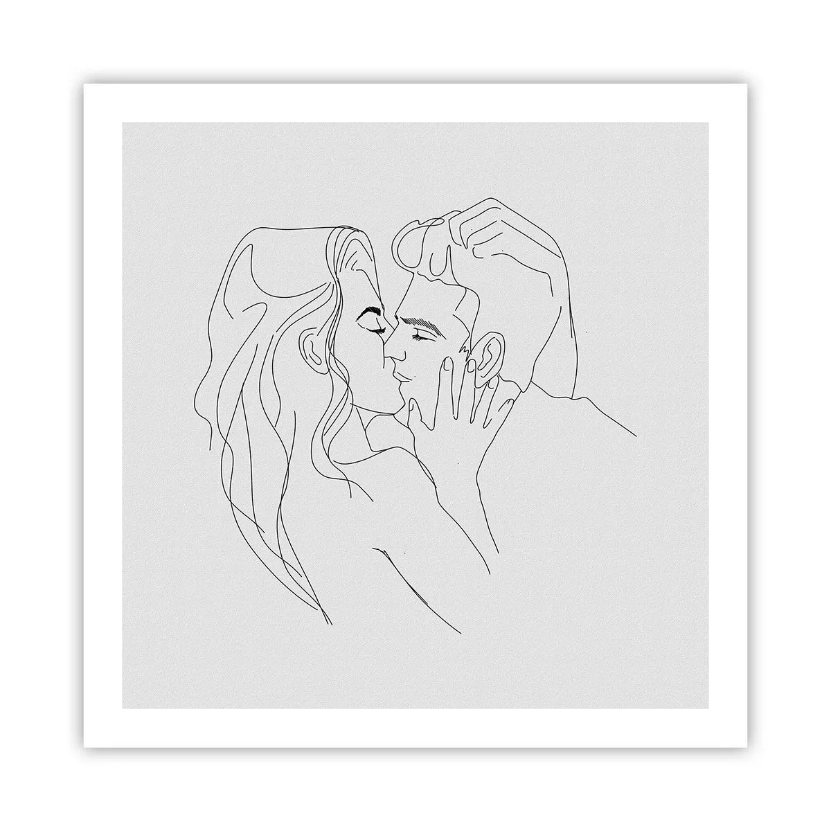 Poszter - Ugyanaz a vonalón - 60x60 cm