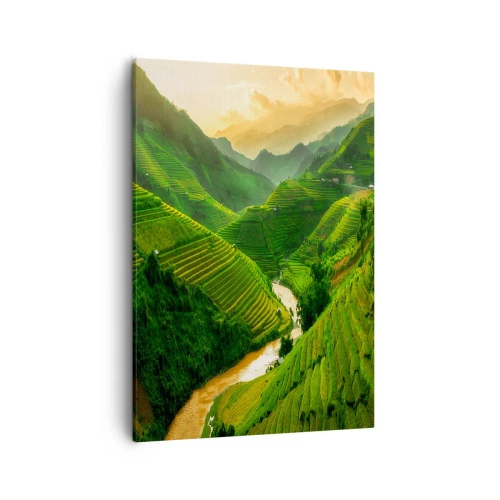 Vászonkép - Vietnámi völgy - 50x70 cm