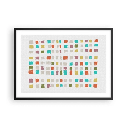 Poszter fehér keretben - Ismeretlen játék - 70x50 cm