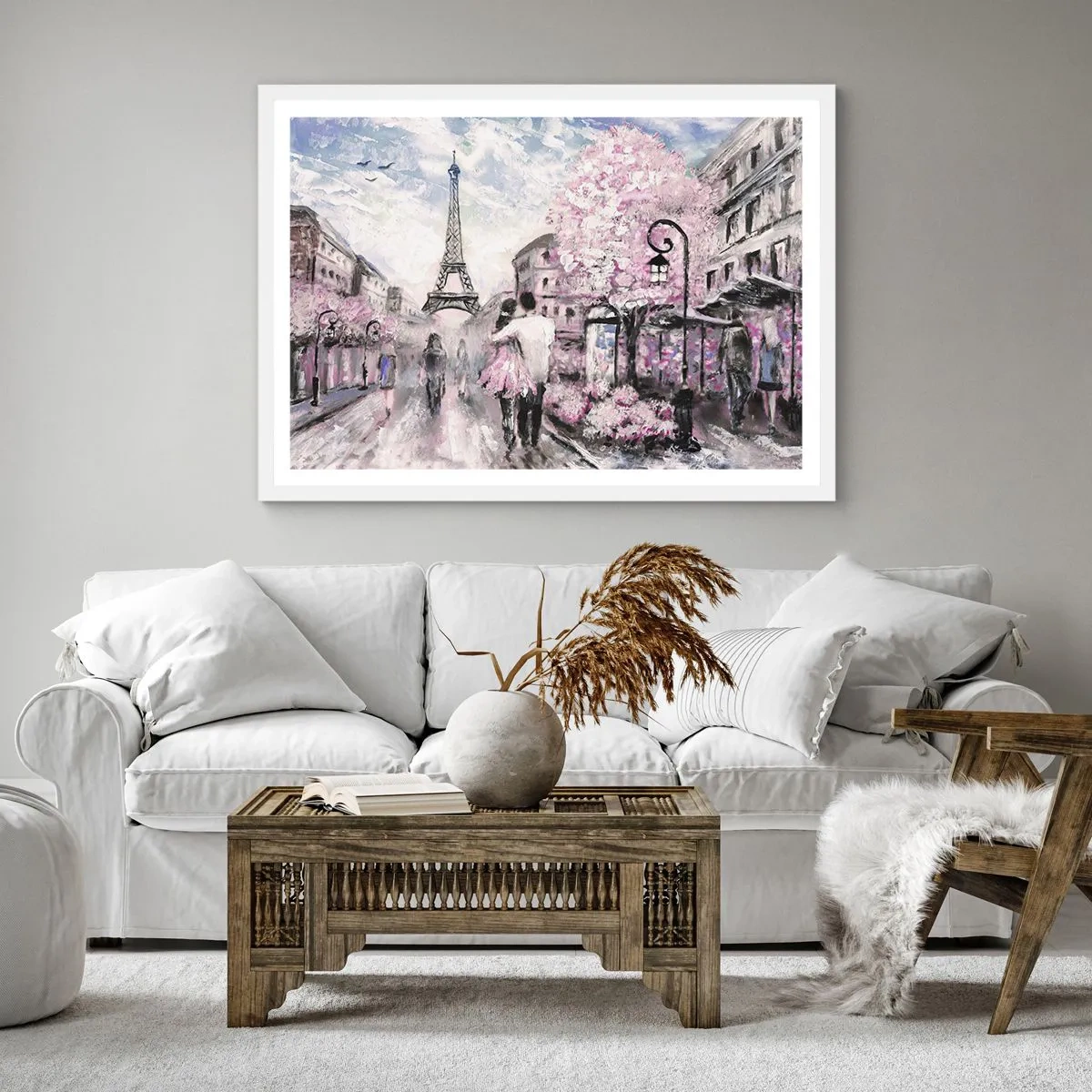 Poszter fekete keretben - Ha szerelmesnek lenni, akkor a... - 60x60 cm