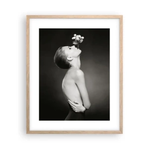 Poszter világos tölgy keretben - Excentrikus elegancia - 40x50 cm