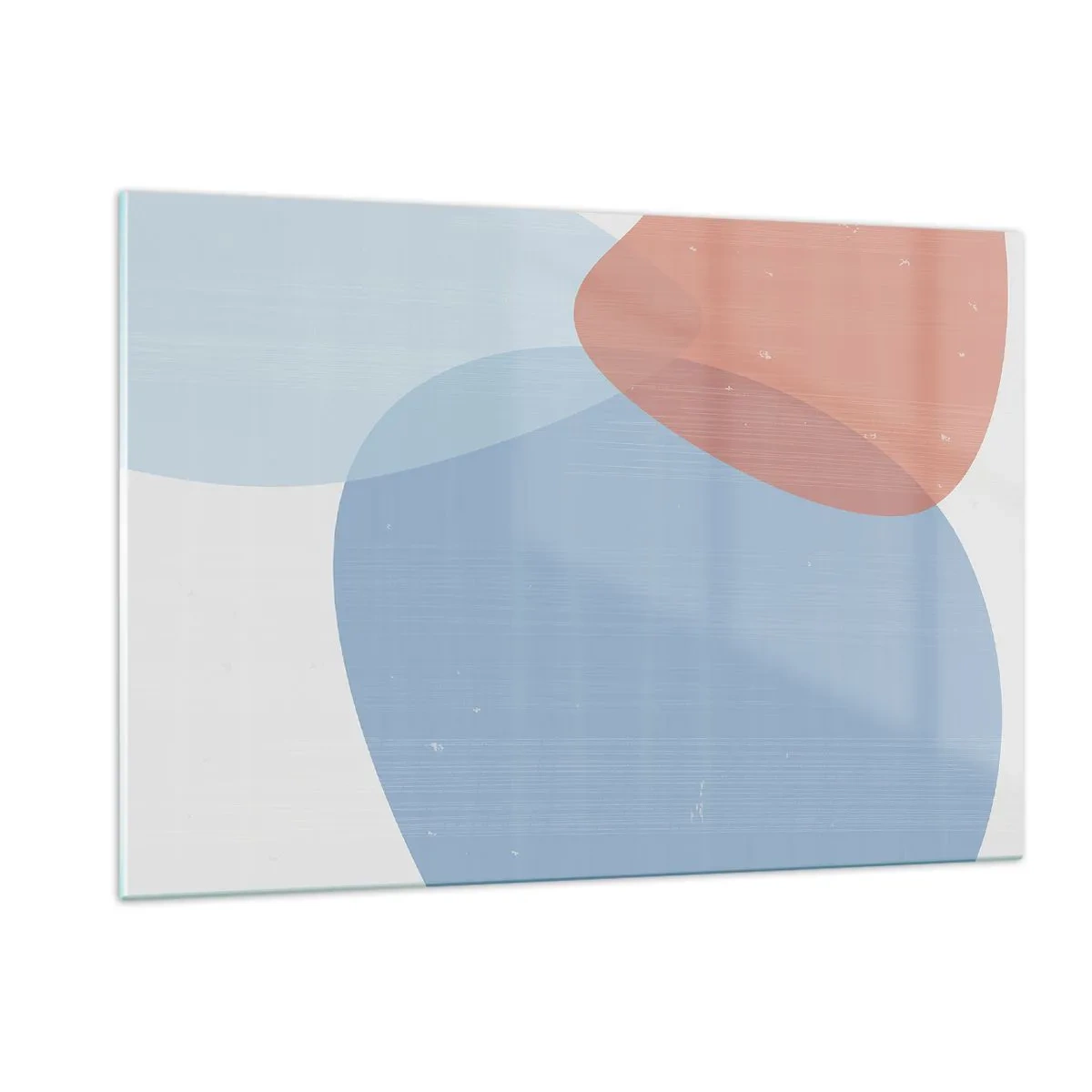 Üveg kép - Pasztell kapcsolatok - 120x80 cm