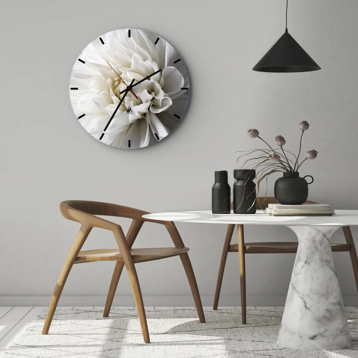 Falióra, Óra - Menyasszony reggele - 30x30 cm