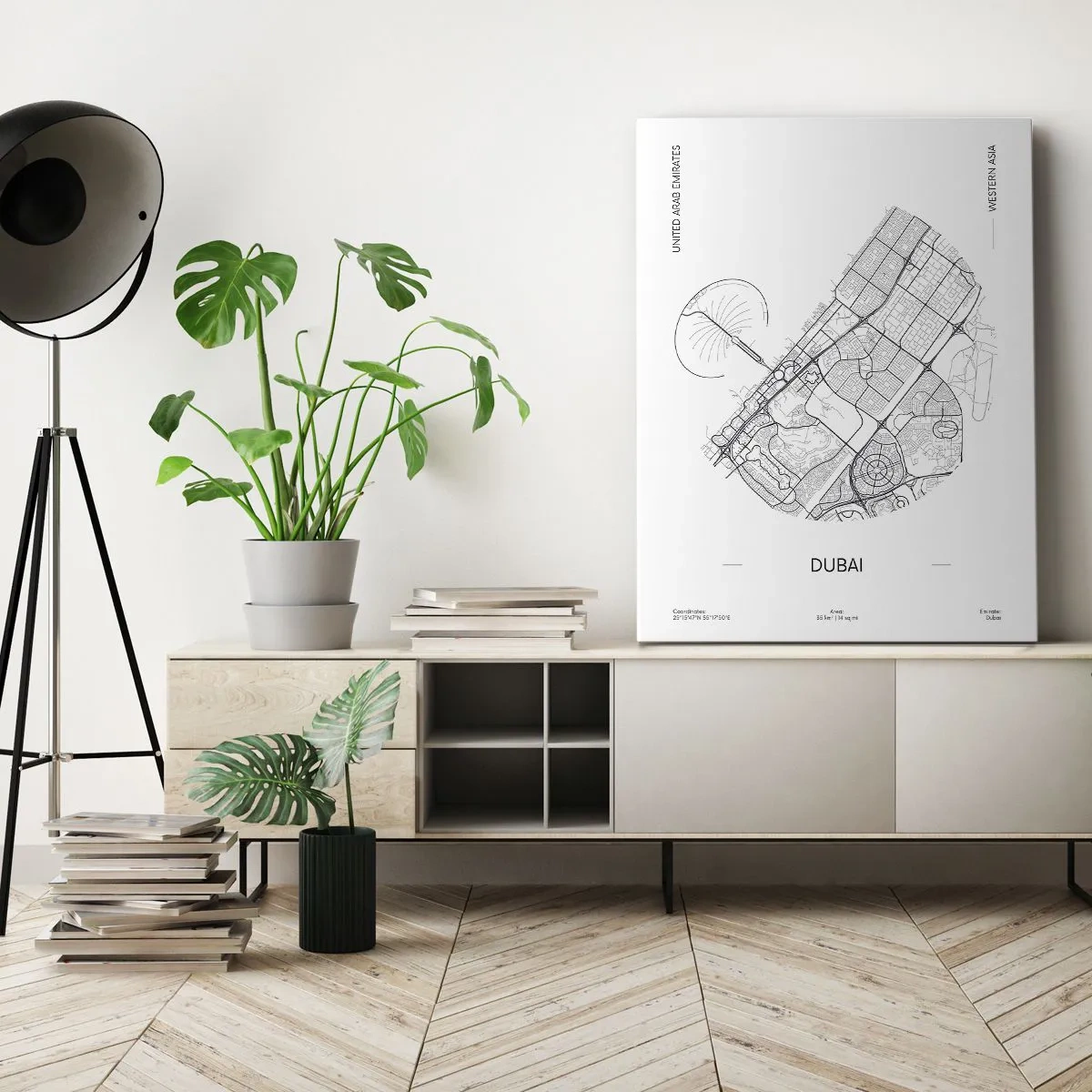 Vászonkép - Dubai anatómiája - 50x70 cm