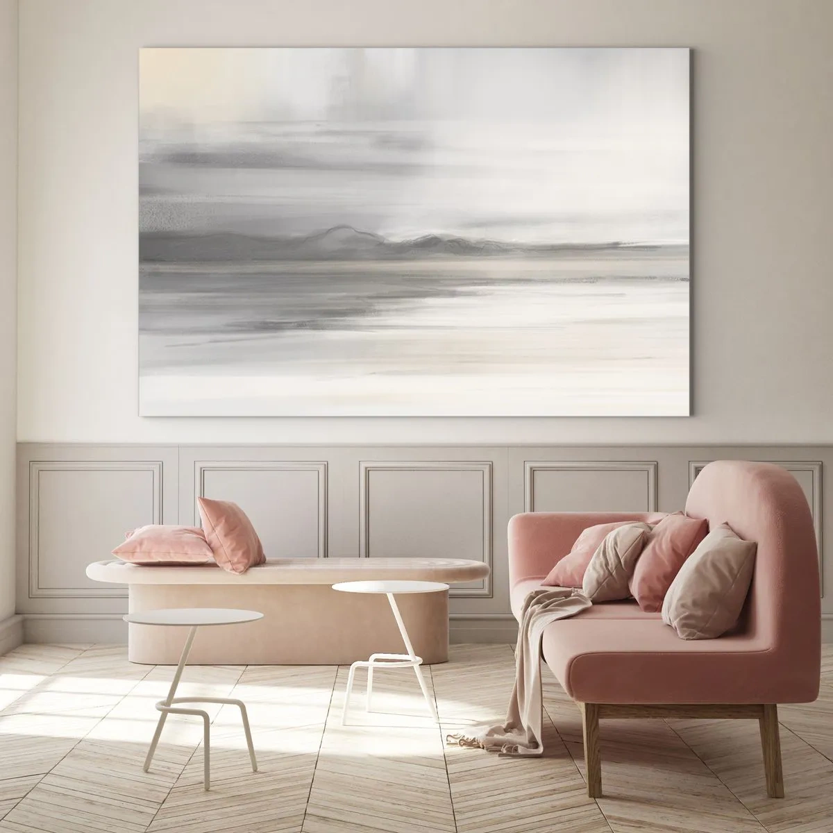 Üveg kép - Gondolkodó távolság - 120x80 cm