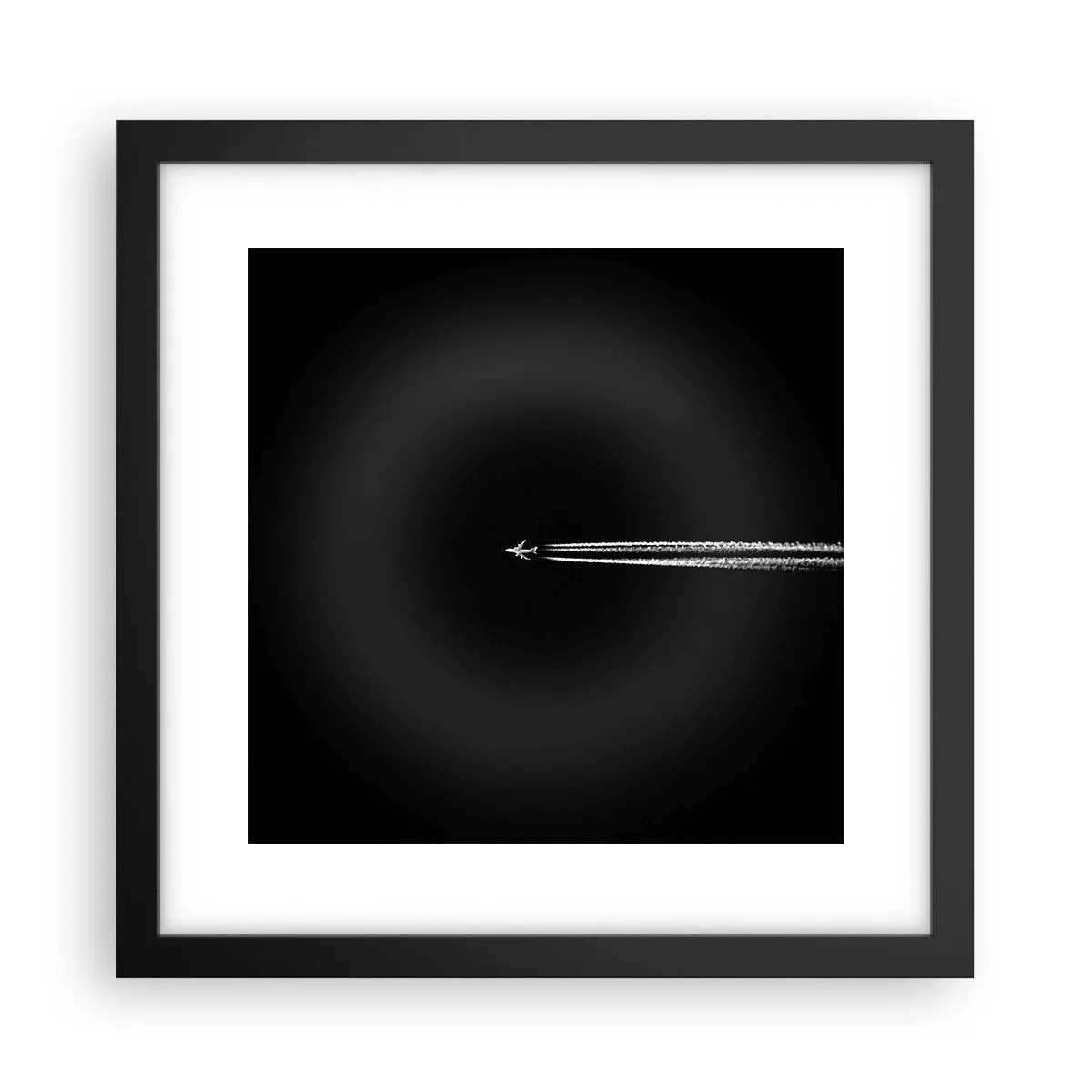 Poszter fehér keretben - Egy másik dimenzióba - 30x30 cm