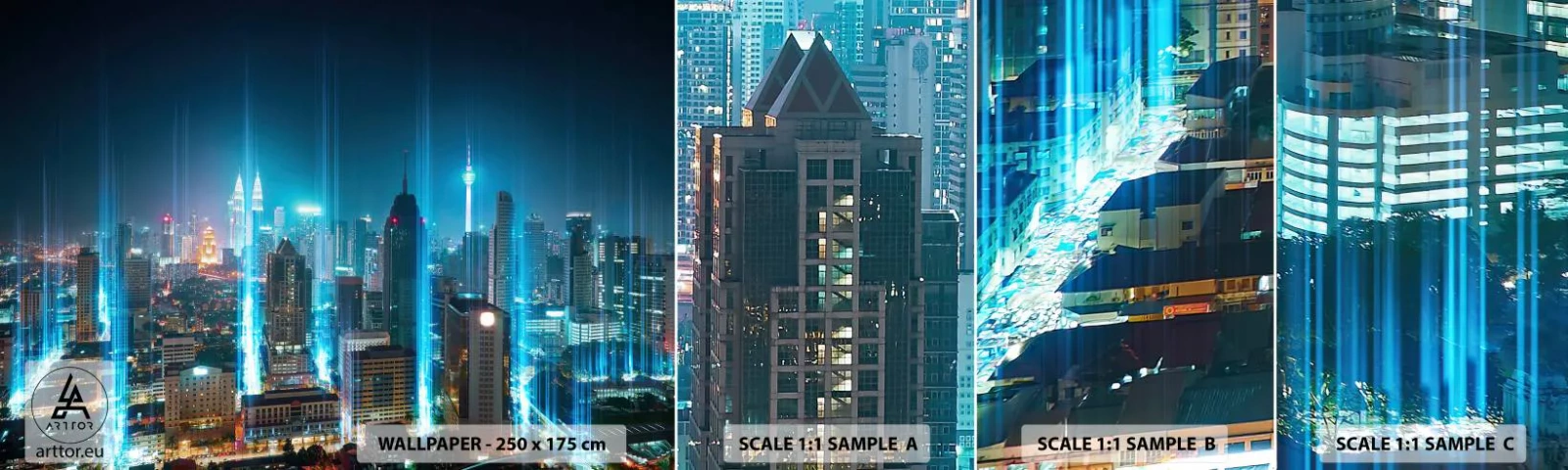 Fotótapéta Minta Öntapadós Deluxe Sticker - Mennyországba Berlini módszerrel - Város, Építészet, Utazások - 100x30 cm