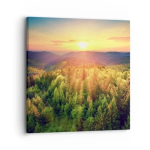 Vászonkép - Hegytetők és csúcsok - 30x30 cm