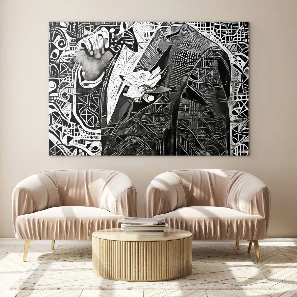 Üveg kép - Csak látszólag öreg ember - 120x80 cm