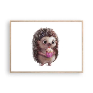 Poszter világos tölgy keretben - Ünnep van minden nap - 100x70 cm