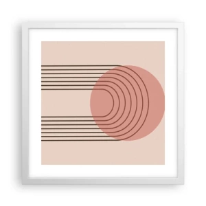 Poszter fekete keretben - Ellenállhatatlan vonzalom - 40x40 cm