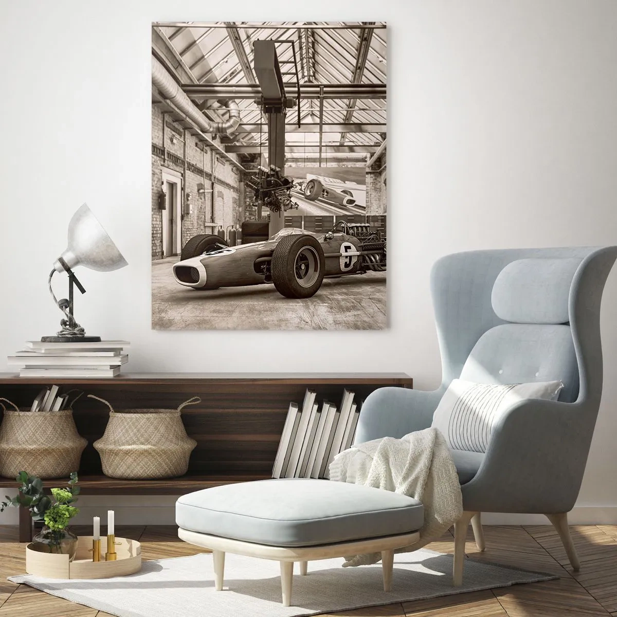 Üveg kép - A győztes pihenője - 50x70 cm
