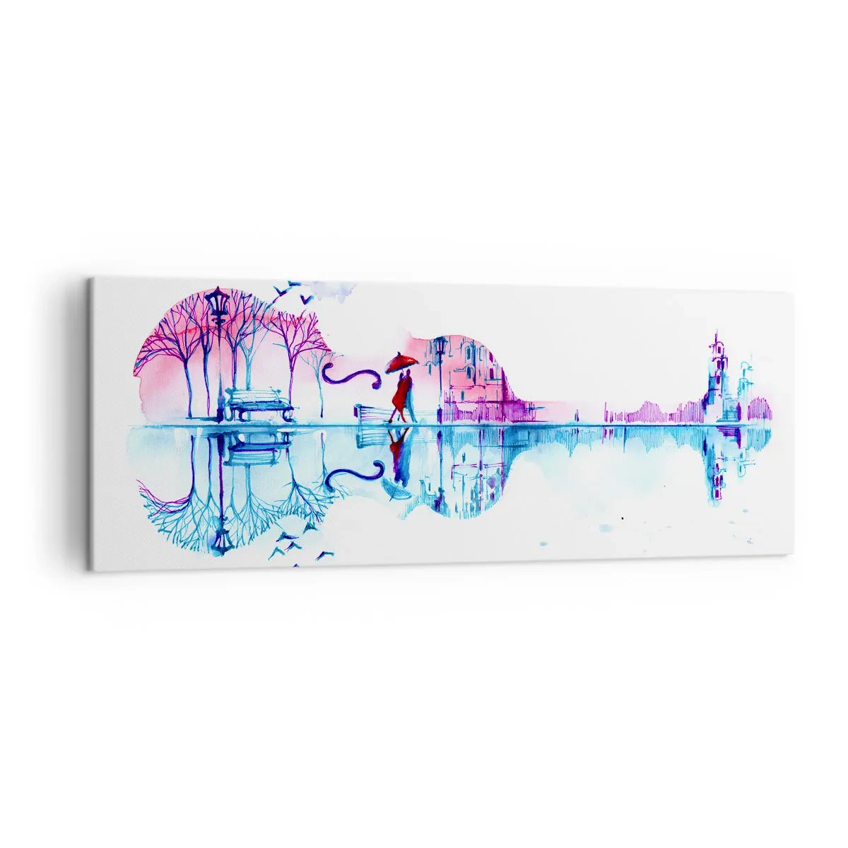 Vászonkép - Eső dalokat hozok nektek - 140x50 cm