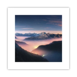 Poszter - Fény a völgyekben - 30x30 cm