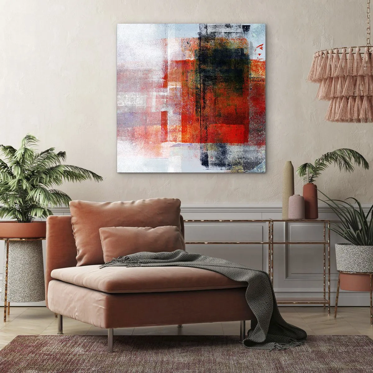 Vászonkép - Izzó kompozíció - 70x70 cm