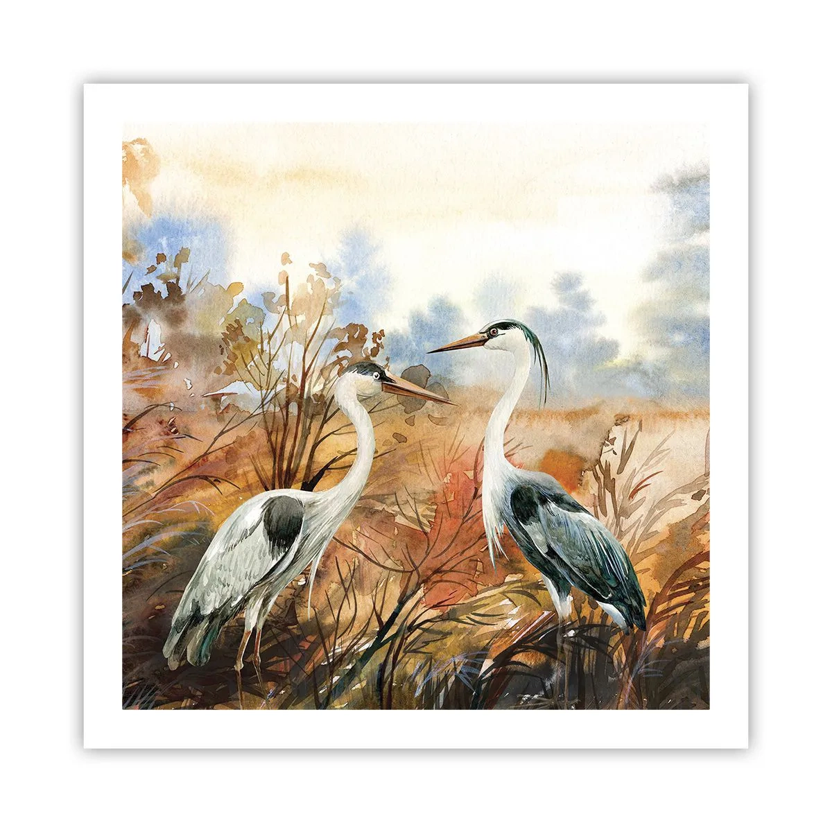 Poszter - Hová ősszel? - 60x60 cm