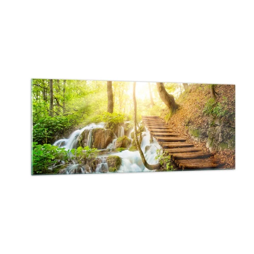 Üveg kép - Vágyott hűs - 100x40 cm