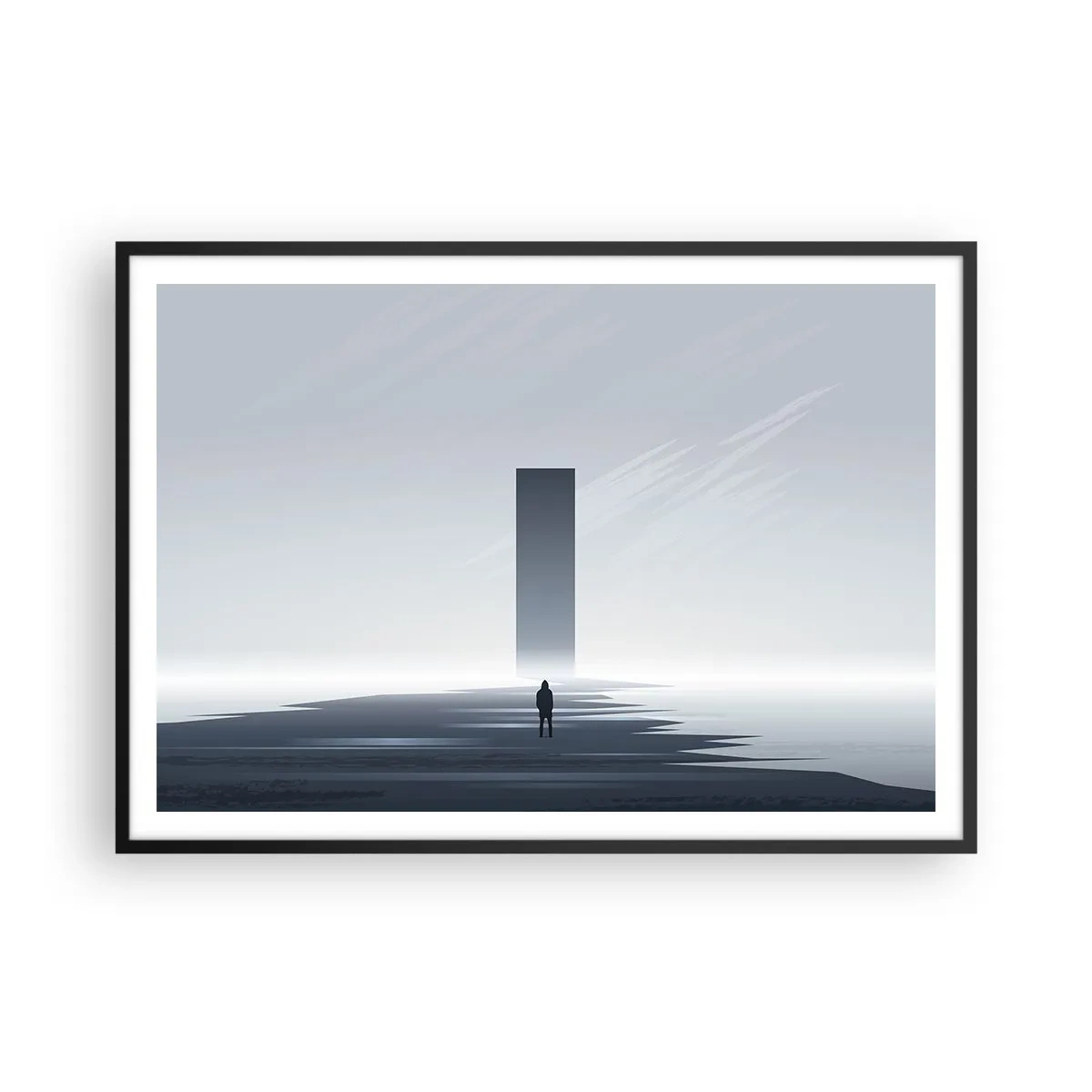 Poszter fehér keretben - Lehetőség vagy fenyegetés? - 100x70 cm