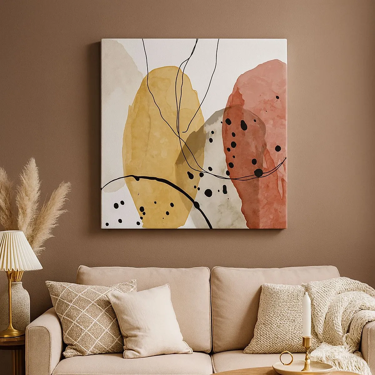 Vászonkép - Mint a könnyű, friss levegő - 30x30 cm